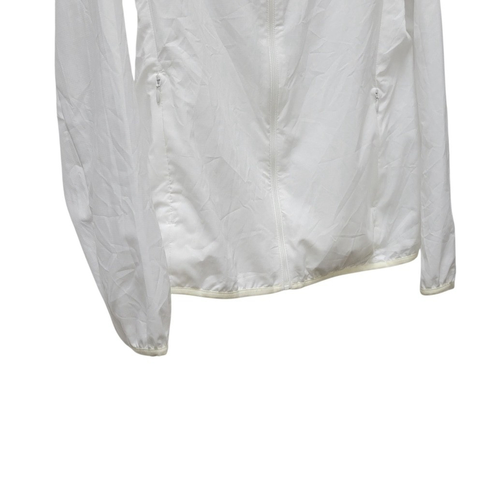 Uniqlo White Utility Jacket with Hood - Picture 6 of 9